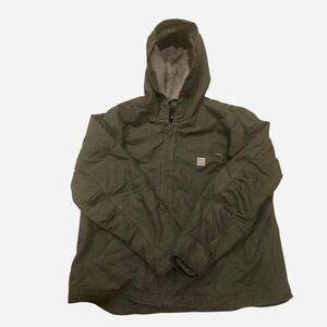 Gorpcore Vintage Carhartt Sherpa Hooded Jacket / 2XLCarhartt Women